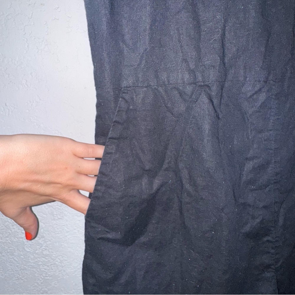 Women's Gap Chic Black Plain Solid Romper - image 4